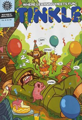 Tinkle Kids Book June 2025 - Happy Birthday to you Shambu! Magazines