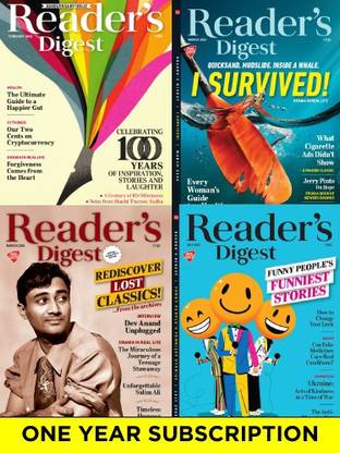 Reader's Digest Magazine-One Year Subscription Magazines