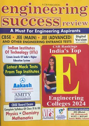 Engineering Success Review July 2024 - CSR Rankings India's Top E Colleges 2024 Magazines