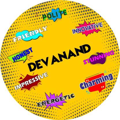 Impresion Devanand Customised Stylish Fridge Magnet Return Gifts on Happy Birthday Fridge Magnet Pack of 1