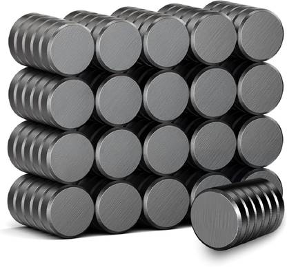 MUAR Ferrite Ceramic Small Round Magnets 18mm x 3mm Multipurpose Office Magnets Pack of 25