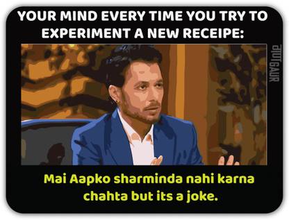 Gangaur Enterprises Anupam Mittal Quirky Fridge Magnets- Shark Tank Theme Fridge Magnet Pack of 1