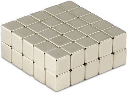 ART IFACT 40 Pieces of 10 mm Cube Neodymium Magnets - N52 Cube Magnets - Rare Earth NdfeB Multipurpose Office Magnets, Magnetic Paper Holder, Fridge Magnet Pack of 40