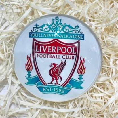 Boenjoy Liverpool Glossy Round Fridge Magnet (Not a Badge or MDF) | Liverpool ;The Reds Fridge Magnet Pack of 1