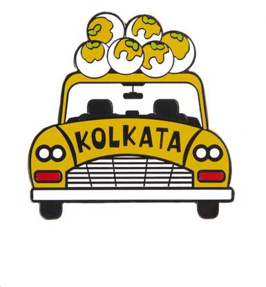 Bigsmall Indian City Fridge Magnet (Kolkata) Fridge Magnet Pack of 1