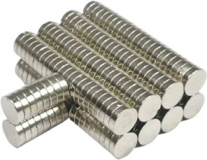 Jinsa 50Pcs Of Dia 8X2Mm Round/Disc Neodymium Rare-Earth Magents,Art & Crafts Multipurpose Office Magnets Pack of 50