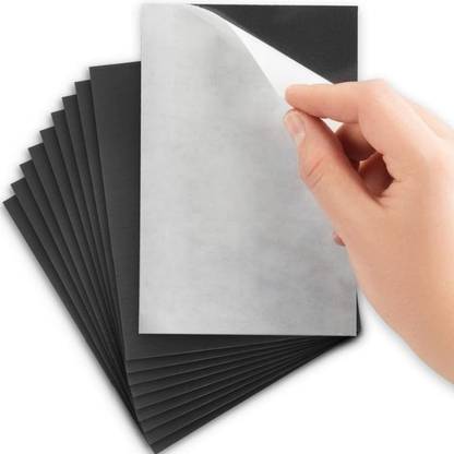 Gifteeng Magnetic Sticky Back Adhesive Sheets for DIY Crafts | Peel and Stick | 4X6 inch Photo Gallery Magnets Pack of 12