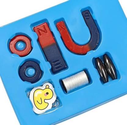DEZIINE Science Magnets Play Set for Education with Third and Clips for Kids Multipurpose Office Magnets Pack of 1