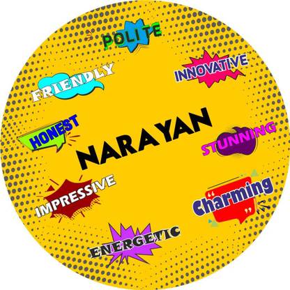Impresion Narayan Customised Stylish Fridge Magnet Return Gifts on Happy Birthday Fridge Magnet Pack of 1