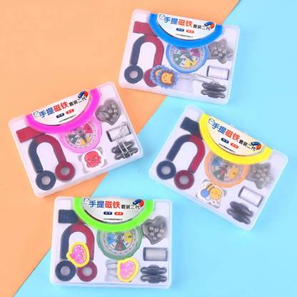 DEZIINE Children Magnet Toy Magnetic Educational Sturdy Magnetic Teaching Toy Multipurpose Office Magnets Pack of 1