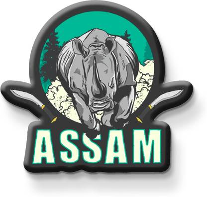 Printsy Assam Fridge Magnet Pack of 1
