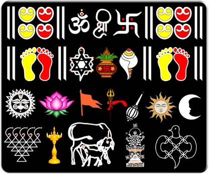 Vibhansh Creations Sampurna Chaitrangan Fridge Magnet Pack of 1