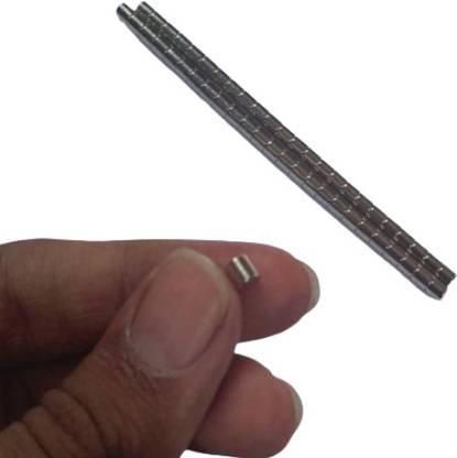 EVEREST MAGNETICS Neodymium Small Cylinder Magnets -Size : 4x4 mm - for Craft , Project , Home Multipurpose Office Magnets, Fridge Magnet Pack of 1