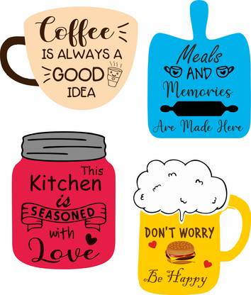 Brothers Creation Fridge Magnet Decorative Item for Refrigerator|Almirah| Fridge Magnet Fridge Magnet, Kitchen Organiser Magnet Pack of 4