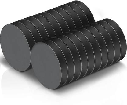 NinthKey Strong Neodymium Disc Magnets, Craft Fridge, DIY, Office, School Projects & Fridge Magnet, Kitchen Organiser Magnet, Multipurpose Office Magnets Pack of 20