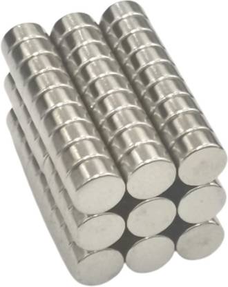 Jinsa 100Pcs Of Dia 5X2Mm Round/Disc Neodymium Rare-Earth Magents, Art & Crafts Multipurpose Office Magnets Pack of 100