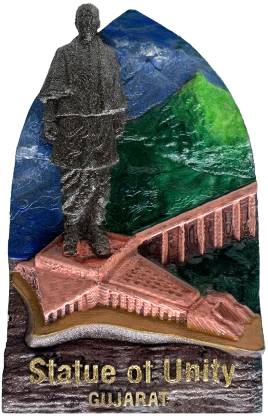 super souvenir 3D Multi color Statue of Unity Fridge Magnet Fridge Magnet Pack of 1