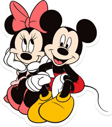 BookYourGift Classic Disney Mickey Mouse & Minnie Mouse Wooden Fridge Magnet Set Fridge Magnet Pack of 1