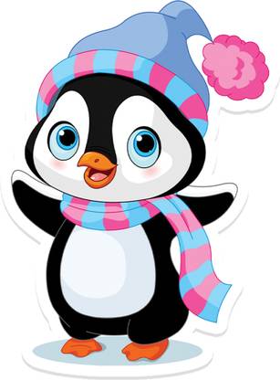 BookYourGift Winter Wonderland: Cute Penguin Wooden Fridge Magnet Fridge Magnet Pack of 1