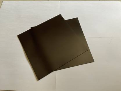 everestmagnet Magnetic Rubber Sheet-Size:12" X 12" -Thick-0.5mm-Non Adhesive-Cuttable-Flexible Fridge Magnet, Multipurpose Office Magnets, Photo Gallery Magnets, Magnetic Note Pads Pack of 2