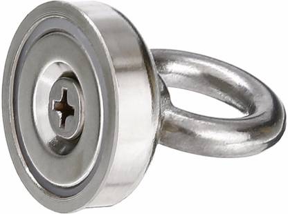 NeoMag 50kg Lifting Capacity, Neodymium iron Magnetic Chuck Hooks for Lifting Fridge Magnet Pack of 1