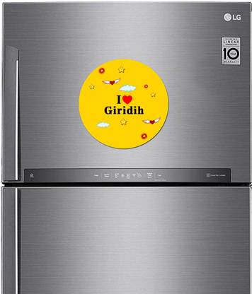 Impresion I Love Giridih Souvenir Home Kitchen Décor Gift for Kids, Friends Fridge Magnet Pack of 1