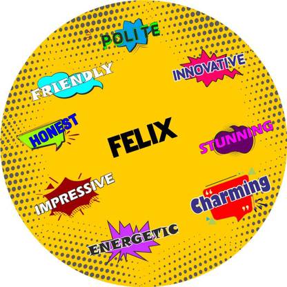 Impresion Felix Customised Stylish Fridge Magnet Return Gifts on Happy Birthday Fridge Magnet Pack of 1