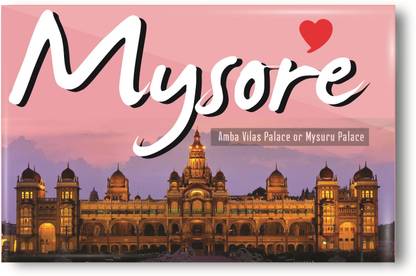 PEACOCKRIDE Love Mysore I Amba Vilas Palace or Mysuru Palace I Souvenir I Travel Memories I Fridge Magnet Pack of 1