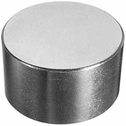 BUI Store 25X25mm Strong Neodymium Silver Magnets in Disc Shape for Photo Gallery Multipurpose Office Magnets Pack of 1
