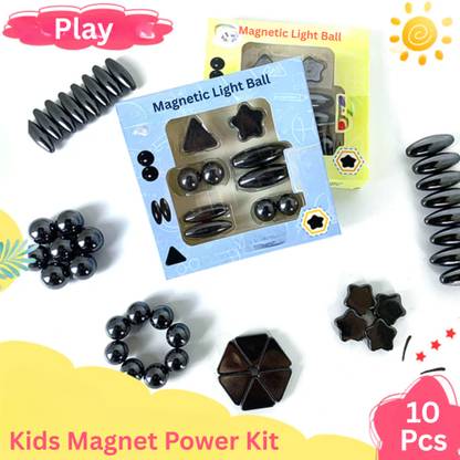 Nilika Enterprises Magnet Power Kit Multipurpose Office Magnets, Photo Gallery Magnets Pack of 10