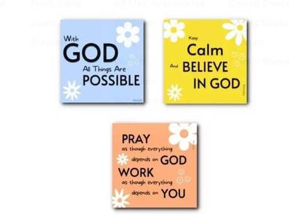 Raptech Fridge Magnets Refrigerator Cute God Possible Design for Home, Kitchen Office Fridge Magnet Pack of 1
