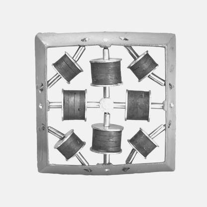 BUI Store Hopper Magnet 8 Pcs Square Magnets 9X9 inches Used in Hoppers Multipurpose Office Magnets Pack of 1