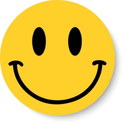 PEACOCKRIDE Smile Emoji Fridge Magnet Pack of 1