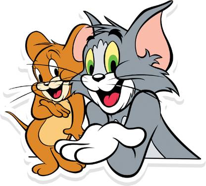 BookYourGift Cute Smiling Tom and Jerry Figurine - Perfect for Fans and Collectors! Fridge Magnet Pack of 1