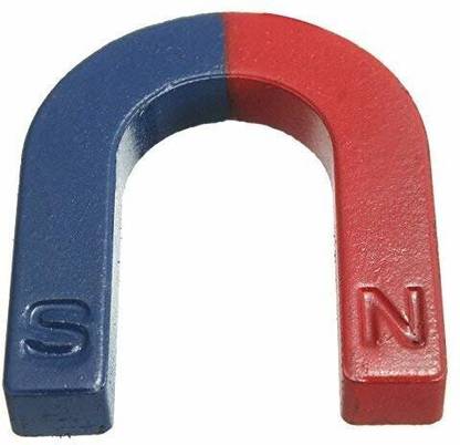 Salco Science Project Horse Shoe Magnet 4 inch (Pack of 1) Multipurpose Office Magnets Pack of 1