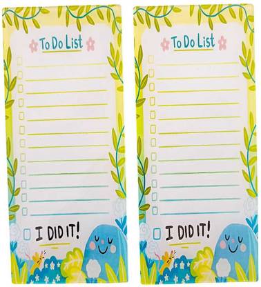 konst Magnetic Acrylic To-Do List Notepad – Full Back Magnet (Set of 2) Fridge Magnet Pack of 2