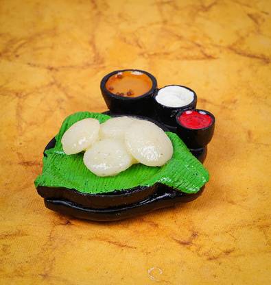 shiv store IDLI AND SAMBAR Fridge Magnet Miniature Food 3D Fridge Magnet SET OF 1 Fridge Magnet Pack of 1