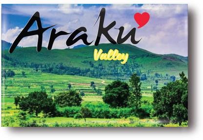 PEACOCKRIDE Love Araku Valley I Andhra Pradesh I Suvenir I Travel Memories I Fridge Magnet Pack of 1