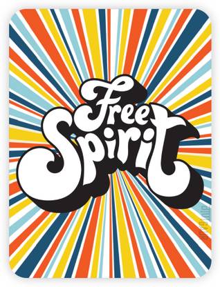 Quirky Hai Free Spirit Positive Motivational Quoted Fridge Magnet Pack of 1