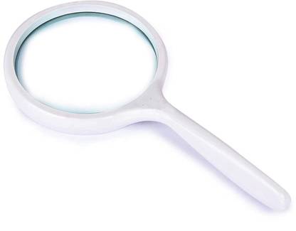Savy 3 Inch Magnifying Glass for Reading, Kids Students Artists Viewing Small Objects 4X Hand-held Magnifying High Power