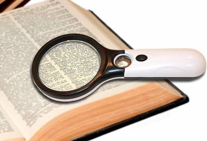 TNEMEC Magnifying Glass with Light 3 LED 3X & 45x Hand-Held for Reading ,Book more 45x ,3x 3 led Magnifier