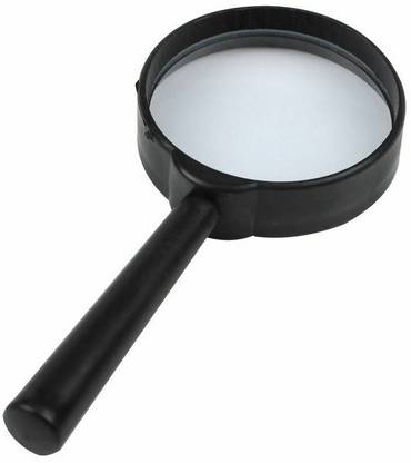 Protos India.Net 50MM Black Magnifying Glass Magnifier 3.5X Magnifying lens Glass (Black) 5x Magnifying glass
