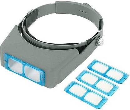sdenterprises Double Lens Headband Magnifying Glass Head-Mounted Binocular Magnifier 1.5X 2X 2.5X 3.5X Headband Magnifier