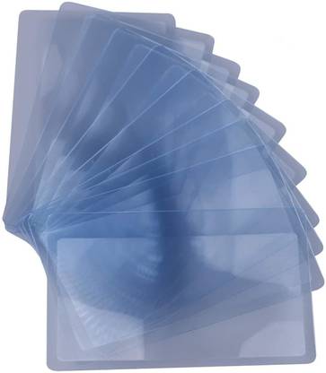 pullox ATM magniying Pocket Card/Size Wallet 3X Magnifying Sheet/Fresnel Lens- Pack of 10 3 poket magnifying