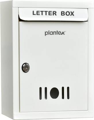 Plantex Metal Wall Mount Letter Box - Mail Box / Outdoor Mailboxes Home Decoration with Key Lock Wall Mounted Mailbox