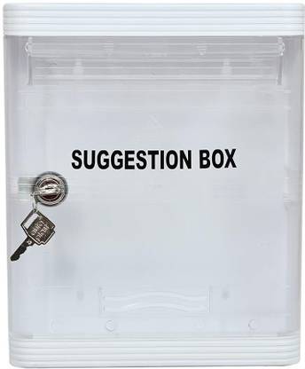 AURA PLAST Multipurpose Suggestion Box/Letter Box/Complaint Box with Lock | Pack of 5 | Wall Mounted Mailbox