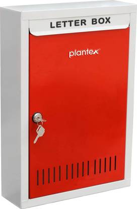 Impulse by Plantex Metal Big Size Letter Box for Home/Mail Box for gate and Wall with Key Lock Wall Mounted Mailbox