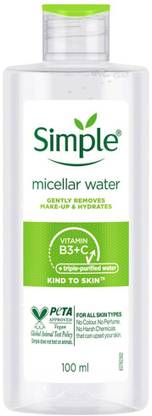 Simple KTS micellar water 100ml Makeup Remover