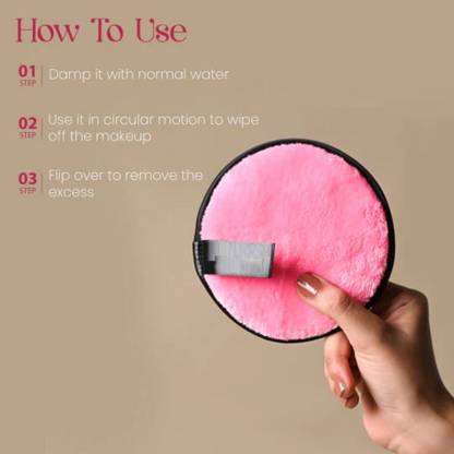 AFARAXIA Reusable Makeup Remover Cleansing Pads, Removes Face & Eye Makeup Makeup Remover