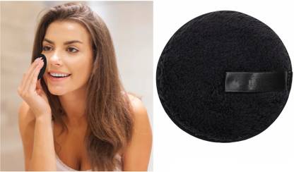 EVERERIN Soft & Gentle 1 Pc Reusable Makeup Remover / Face Cleansing Round Pad Makeup Remover